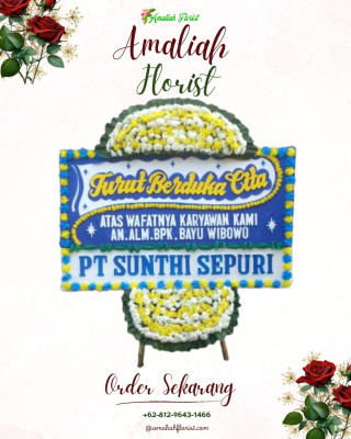 Papan Bunga Duka di Karangduwet