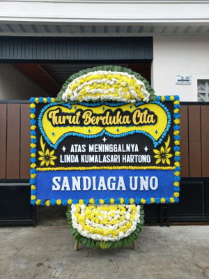 Papan Bunga Duka di Karangduwet